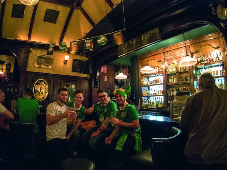 Ambiente fenomenal en los pub's Irlandeses