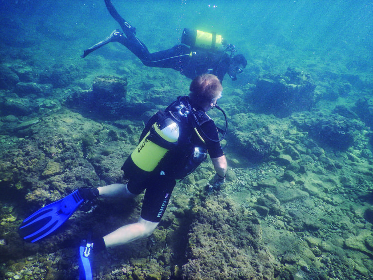 Arqueología submarina en Baia 
